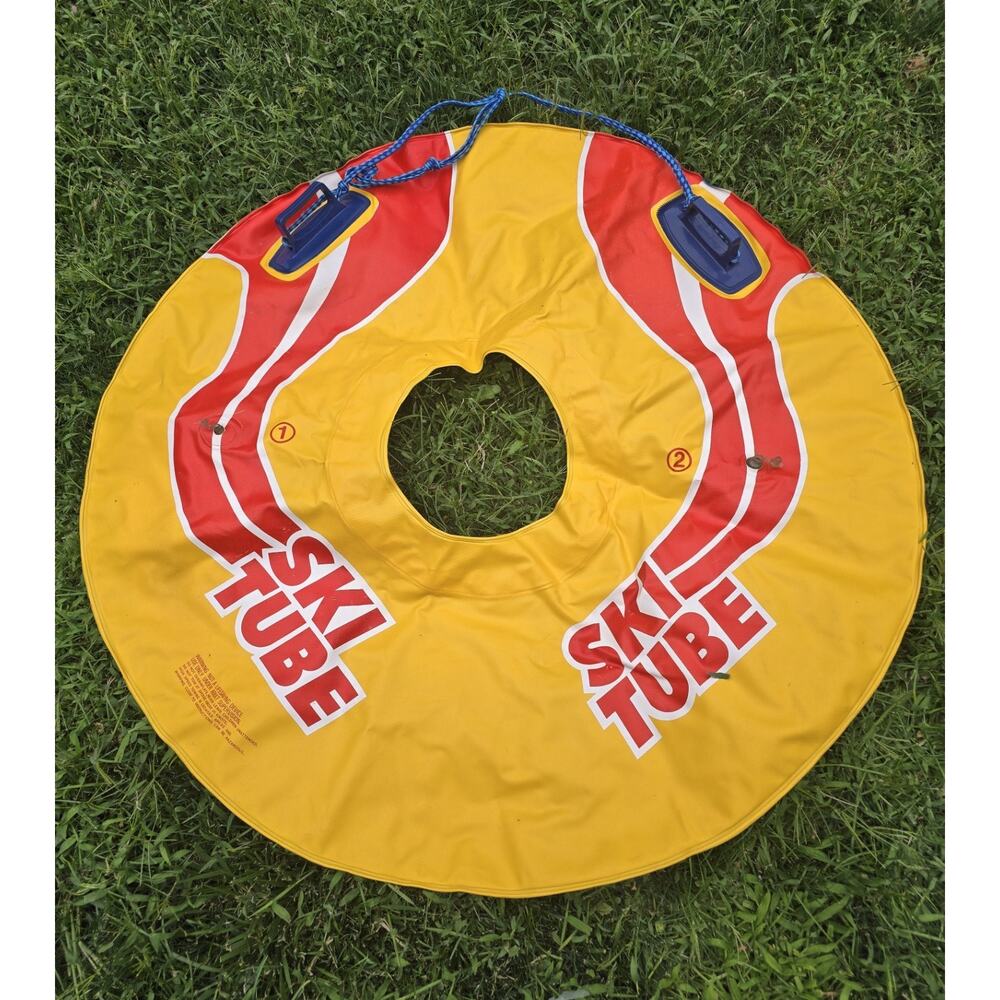 Vintage Intex Water Ski Tube 48" Towable Heavy Vinyl Preowned Great Condition